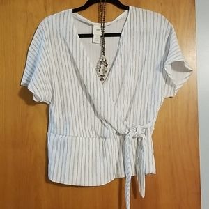 H+ M short sleeve blouse